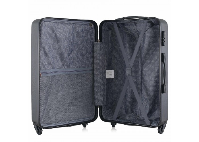 Валіза Semi Line 24" (M) Black (T5690-2)