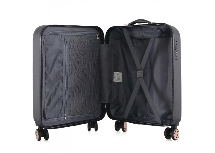 Валіза Semi Line 20" (S) Black (T5718-1)