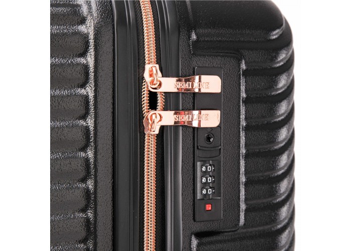 Валіза Semi Line 24" (M) Black (T5726-2)
