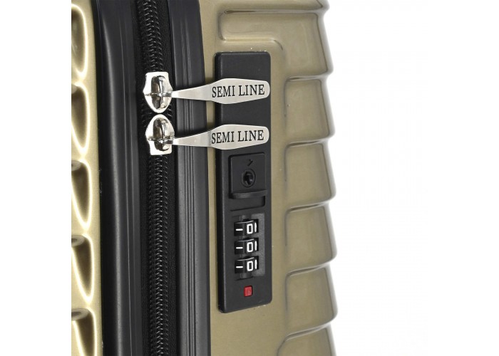 Валіза Semi Line 24" (M) Gold (T5763-2)