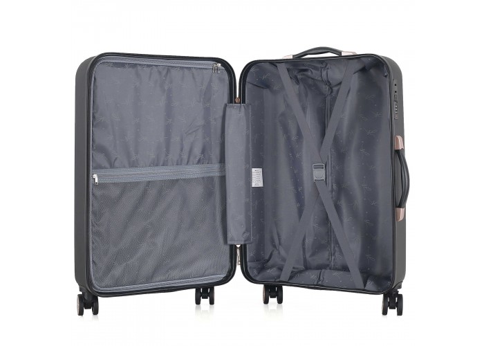 Валіза Semi Line 24" (M) Black (T5787-2)