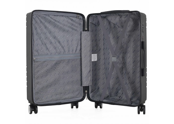 Валіза Semi Line 24" (M) Black (T5789-2)