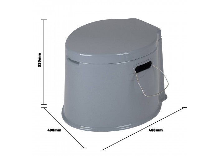Біотуалет Bo-Camp Portable Toilet 7 Liters Grey (5502800)
