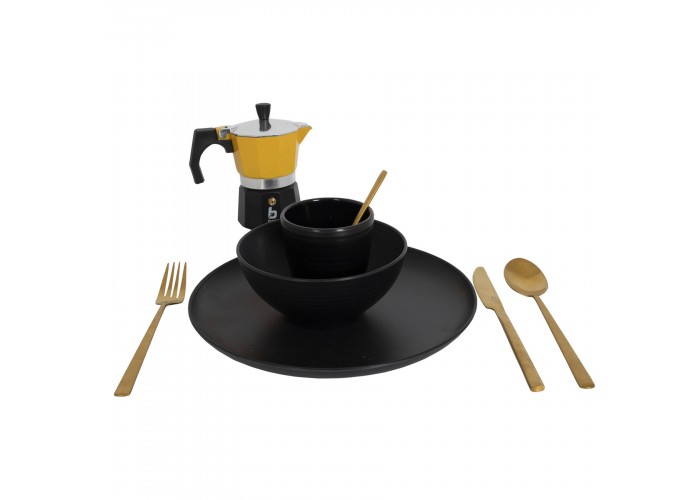 Кавоварка Bo-Camp Hudson 3-cups Yellow/Black (2200518)