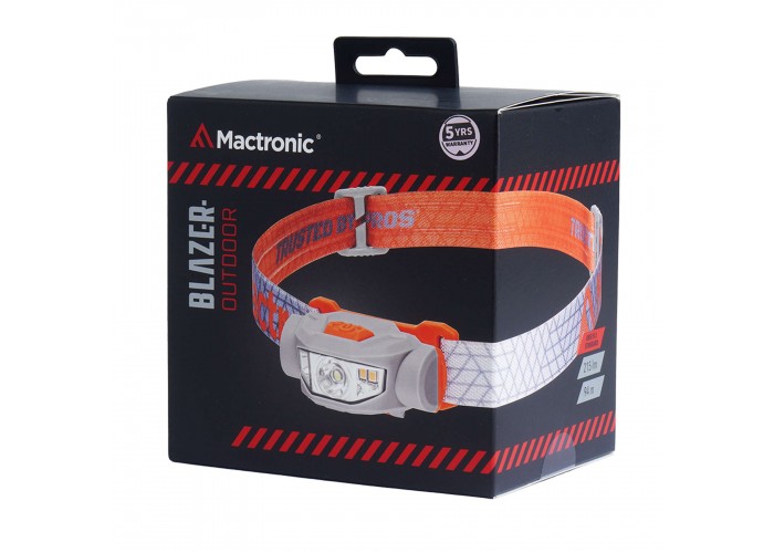 Ліхтар налобний Mactronic Blazer (215 Lm) Cool White/Warm White/Red LED (AHL0111)