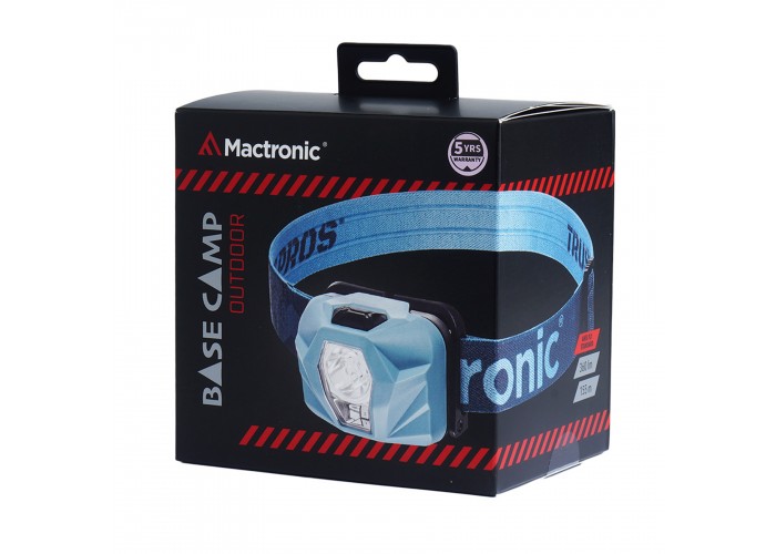 Ліхтар налобний Mactronic Base Camp (360 Lm) Cool White/Warm White/Red LED USB Recharge (AHL0112)