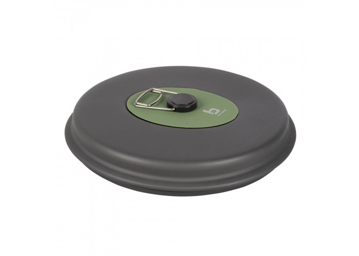 Набір посуду Bo-Camp Explorer 4 Pieces Hard Anodized Grey/Green (2200244)