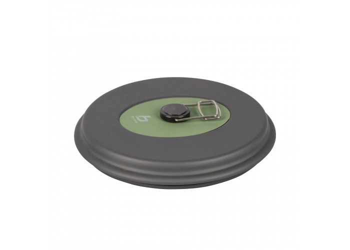 Набір посуду Bo-Camp Explorer 4 Pieces Hard Anodized Grey/Green (2200244)