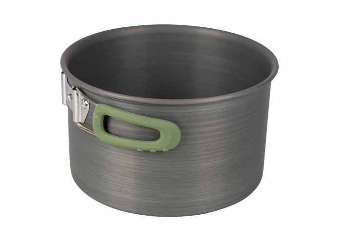 Набір посуду Bo-Camp Explorer 4 Pieces Hard Anodized Grey/Green (2200244)