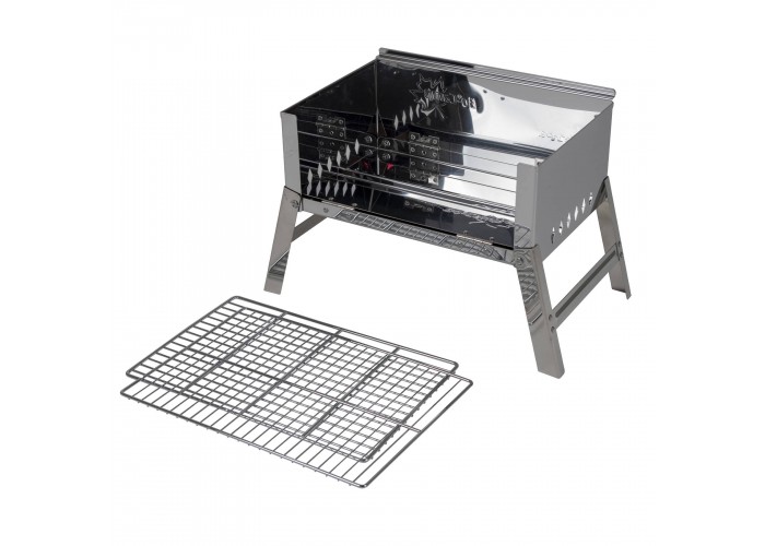 Гриль вугільний Bo-Camp Compact Delux Silver (8108360)