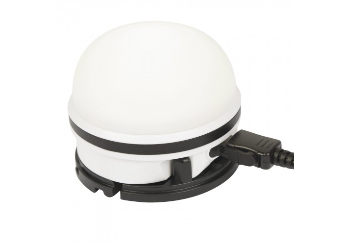 Ліхтар кемпінговий Bo-Camp Kuma Silicone Rechargeable 200 Lumen White/Black (5818808)