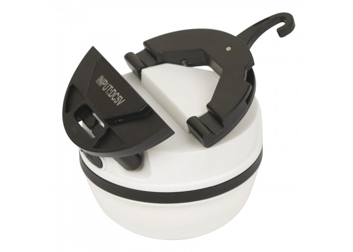 Ліхтар кемпінговий Bo-Camp Kuma Silicone Rechargeable 200 Lumen White/Black (5818808)