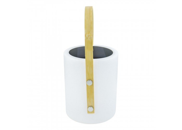 Ліхтар кемпінговий Bo-Camp Longford Solar 150 Lumen Bamboo/White (5818878)