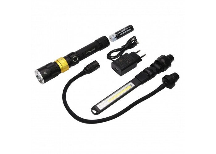 Ліхтар професійний Mactronic Beemer 4 (350 Lm + UV 390 nm) Ultraviolet Focus USB Recharg (PWL0021)
