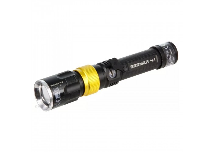 Ліхтар професійний Mactronic Beemer 4 (350 Lm + UV 390 nm) Ultraviolet Focus USB Recharg (PWL0021)
