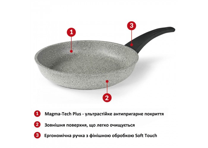 Сковорода Flonal Dura Induction 28 см (DUIPD2830)