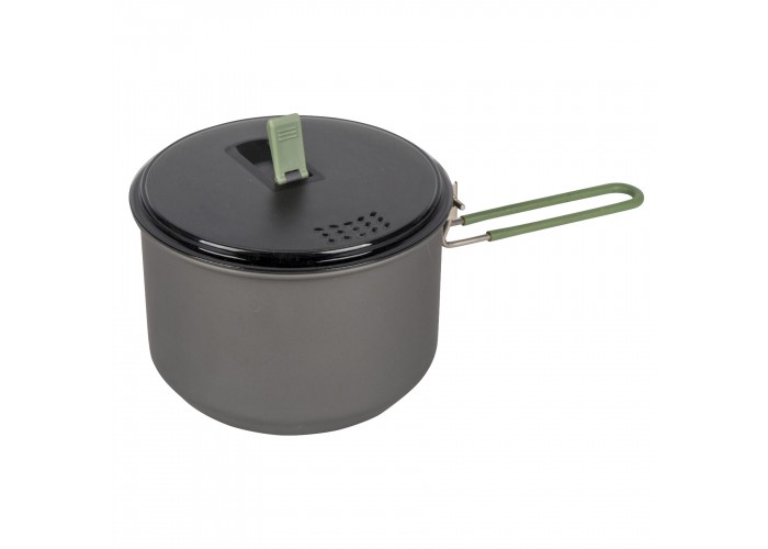 Каструля Bo-Camp Explorer Hard Anodized 1L Grey/Green (2200236)