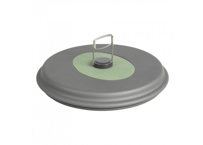 Набір посуду Bo-Camp Explorer XL 4 Pieces Hard Anodized Grey/Green (2200249)