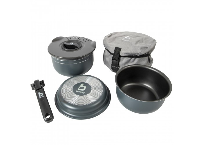 Набір посуду Bo-Camp Trekking 5 Pieces Anthracite (2300351)