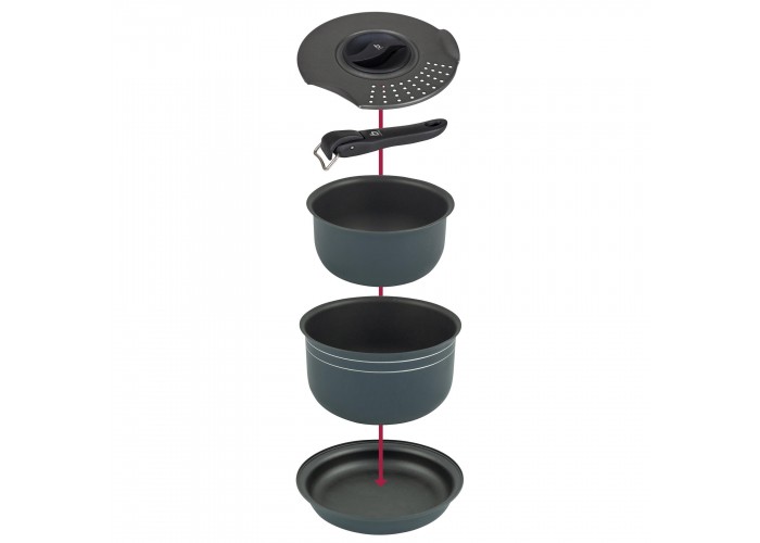 Набір посуду Bo-Camp Trekking 5 Pieces Anthracite (2300351)