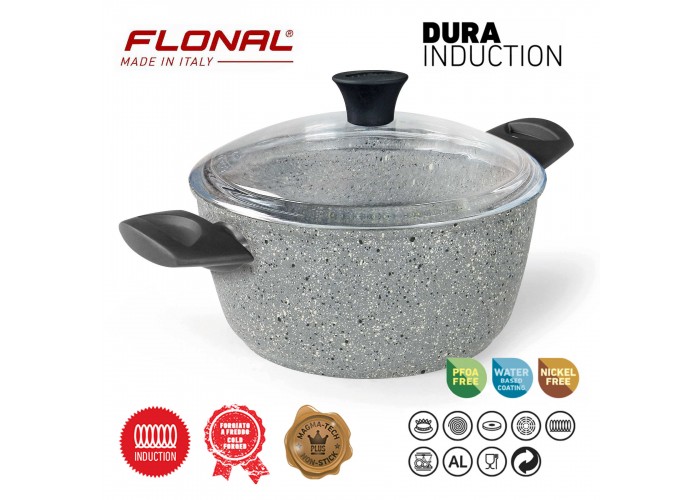 Каструля Flonal Dura Induction 2,4 л з кришкою (DUICV2030)