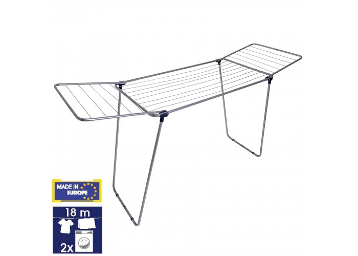 Сушарка для білизни підлогова Casa Si Merkur Pure 18m Silver (CS92235S04C)