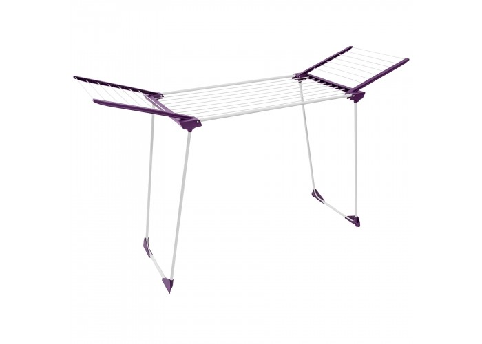 Сушарка для білизни підлогова Casa Si Winner 18m White/Purple (CS92269)