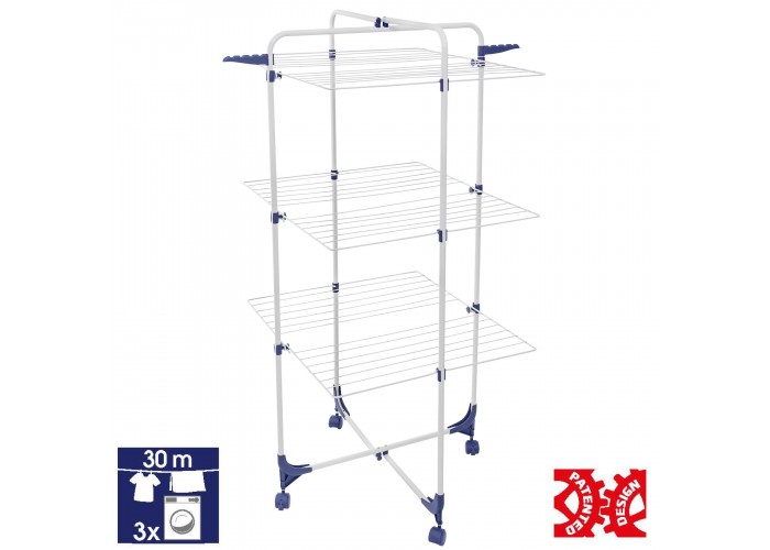 Сушарка для білизни підлогова Casa Si Athletic 3 White (CS92185E04)