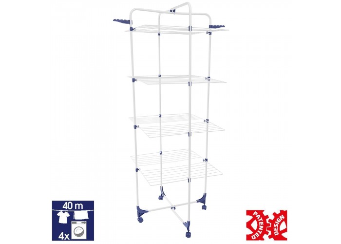 Сушарка для білизни підлогова Casa Si Athletic 4 White (CS92186E04)