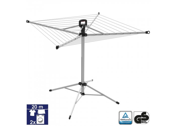 Сушарка для білизни підлогова Casa Si Pop-Up Rotary 20m Grey (CS92039B002)