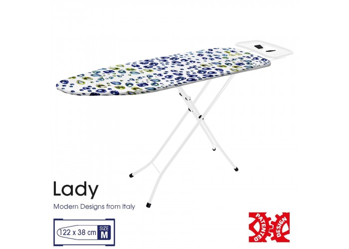 Дошка для прасування Casa Si Lady 122x38 White/Blue Crystals (CS93574R267)