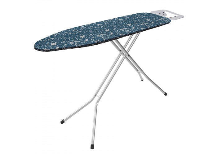 Дошка для прасування Casa Si Ben 110x30 Silver with White/Blue Plants (CS98090G323)