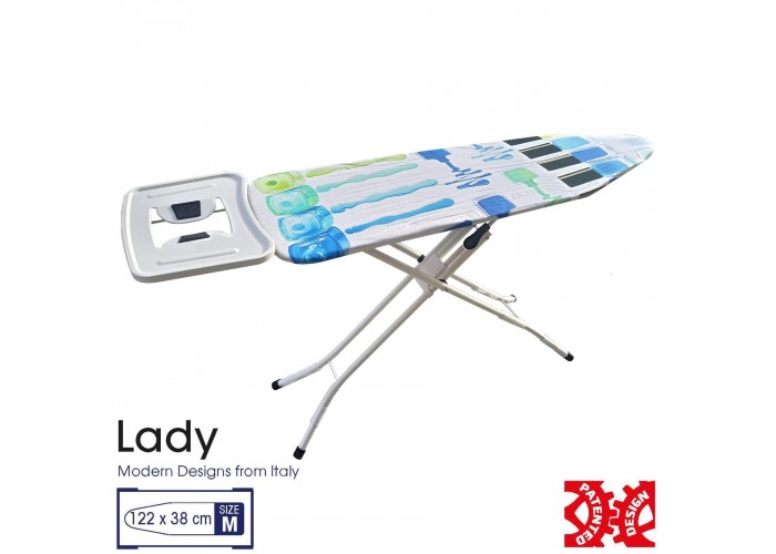 Дошка для прасування Casa Si Lady 122x38 White/Blue Laquer (CS93574R267)