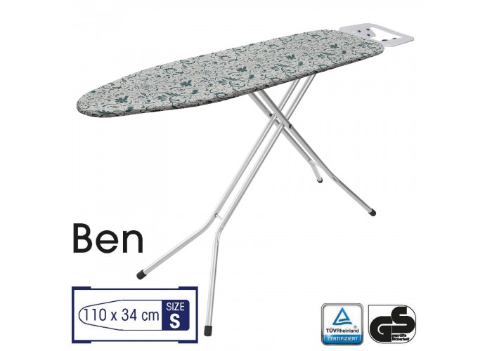 Дошка для прасування Casa Si Ben 110x30 Silver/White Plants (CS98090G323)