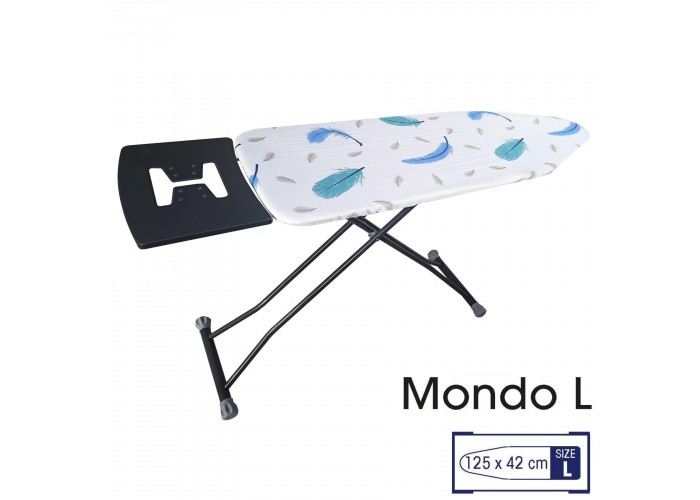 Дошка для прасування Casa Si Mondo L 125x42 Grey/Blue Feathers (CS93570L342)