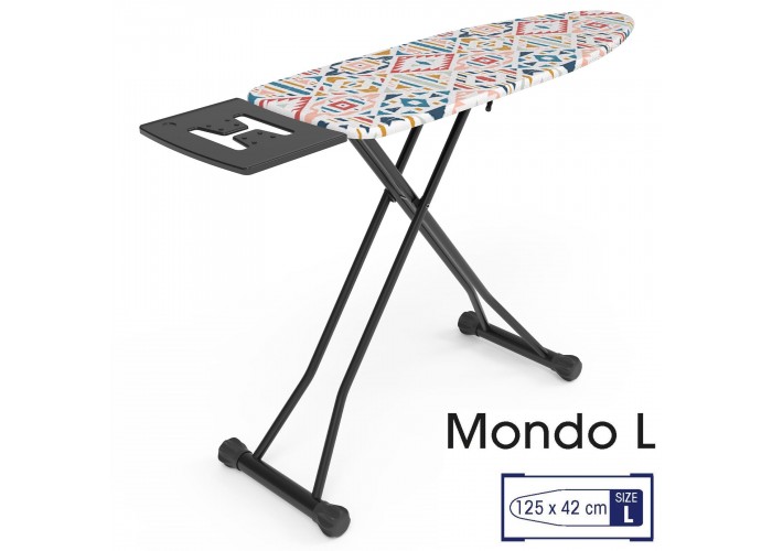 Дошка для прасування Casa Si Mondo L 125x42 Grey/Kaleidoscope (CS93570L342)