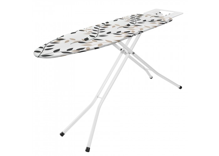 Дошка для прасування Casa Si Superstandard Basic 120x38 White/Black Leaves (CS95150E166)