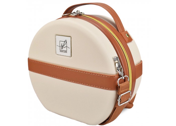 Бьюті-кейс Semi Line 5L Ecru/Brown (T5670-1)