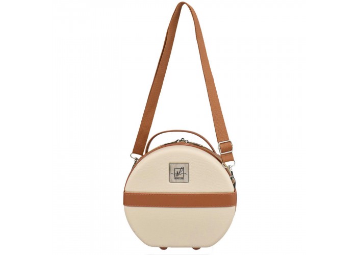 Бьюті-кейс Semi Line 5L Ecru/Brown (T5670-1)