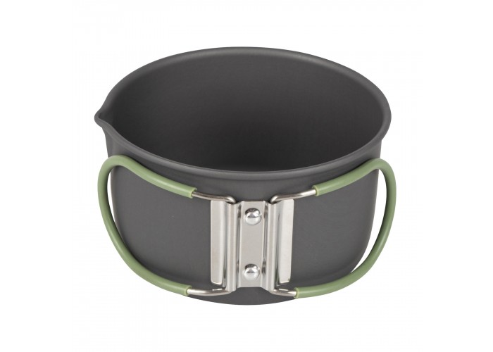 Набір посуду Bo-Camp Explorer 4 Pieces 19 Hard Anodized Grey/Green (2200241)