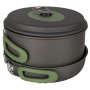 Набір посуду Bo-Camp Explorer 3 Pieces Hard Anodized Grey/Green (2200239)