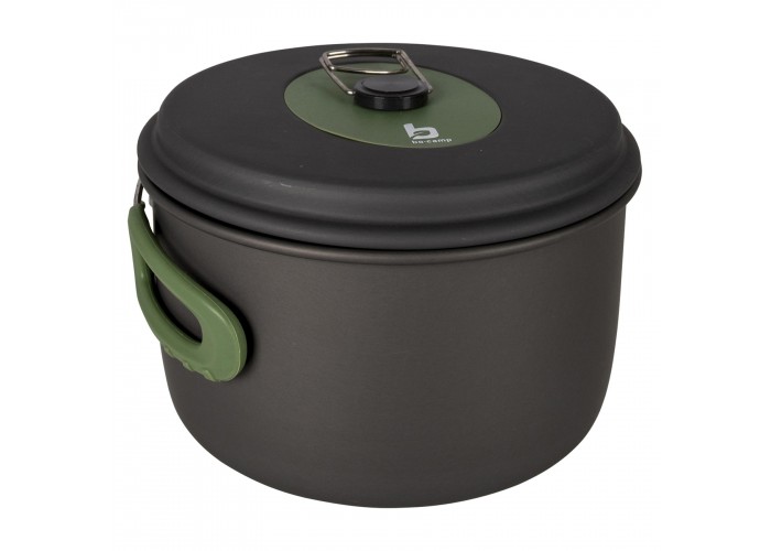 Набір посуду Bo-Camp Explorer 3 Pieces Hard Anodized Grey/Green (2200239)