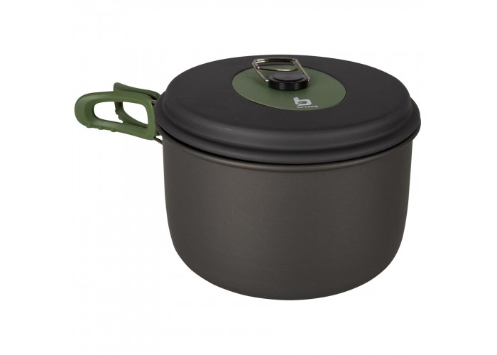 Набір посуду Bo-Camp Explorer 3 Pieces Hard Anodized Grey/Green (2200239)