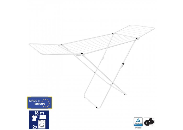 Сушарка для білизни підлогова Casa Si Kolibri 18m White (CS42191C06D)