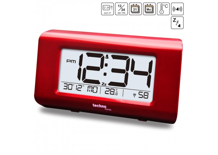 Годинник настільний Technoline WT197 Red (WT197)