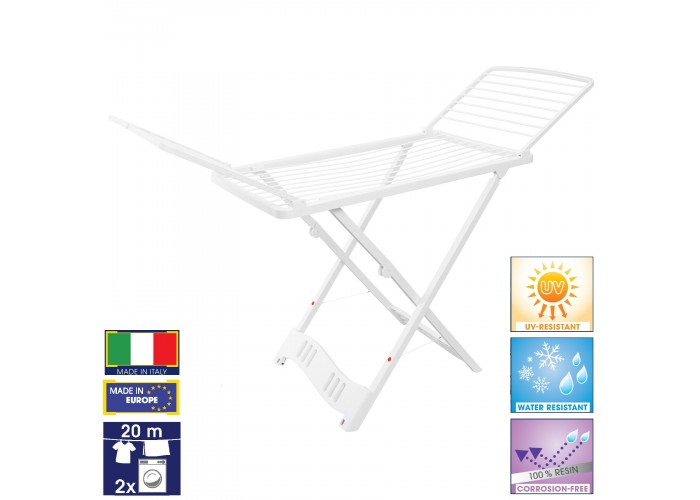 Сушарка для білизни підлогова Casa Si Resin 20m White (CS92066Q01)