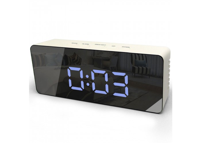 Годинник настільний Technoline WT475 White/Black Mirror (WT475)