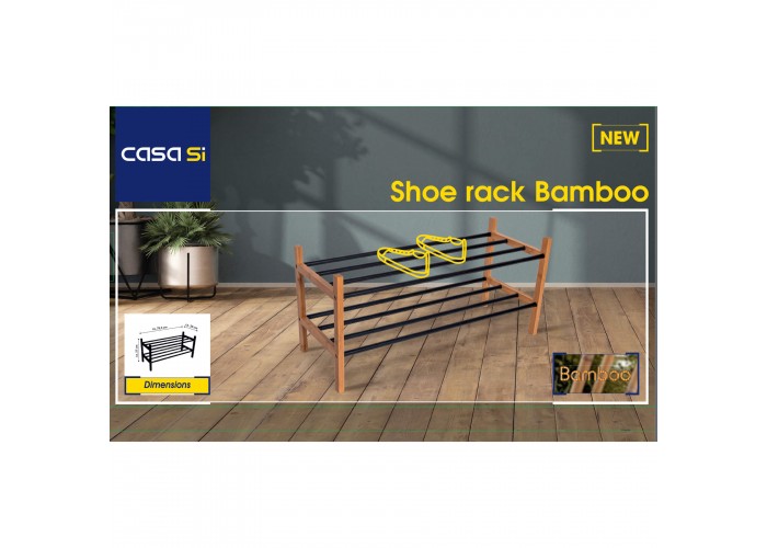 Полиця для взуття Casa Si Shoe Rack Bamboo (CS92307W04)