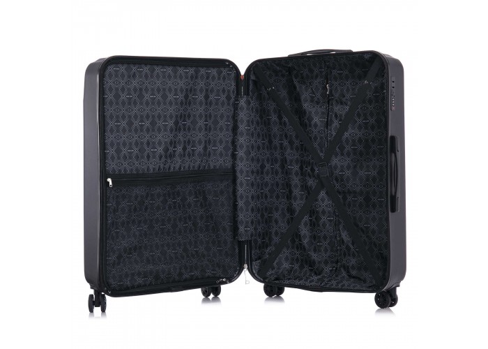 Валіза Semi Line 24" (M) Black (T5854-2)