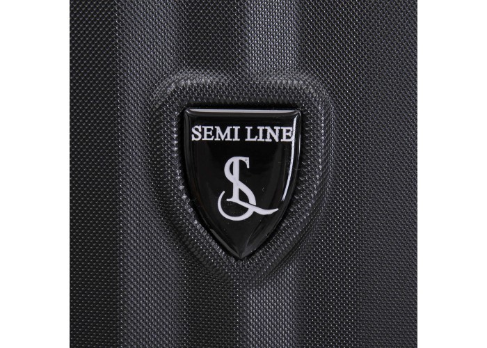 Валіза Semi Line 24" (M) Black (T5854-2)